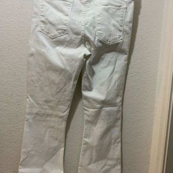 Frame Denim Le High Flare Jeans in Blanc White Sz 31 - Picture 10 of 13
